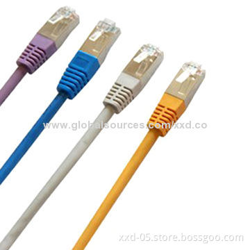 10ft FTP Cat6 Patch Cable, 24AWG Stranded Copper with LSZH or PVC Jacket